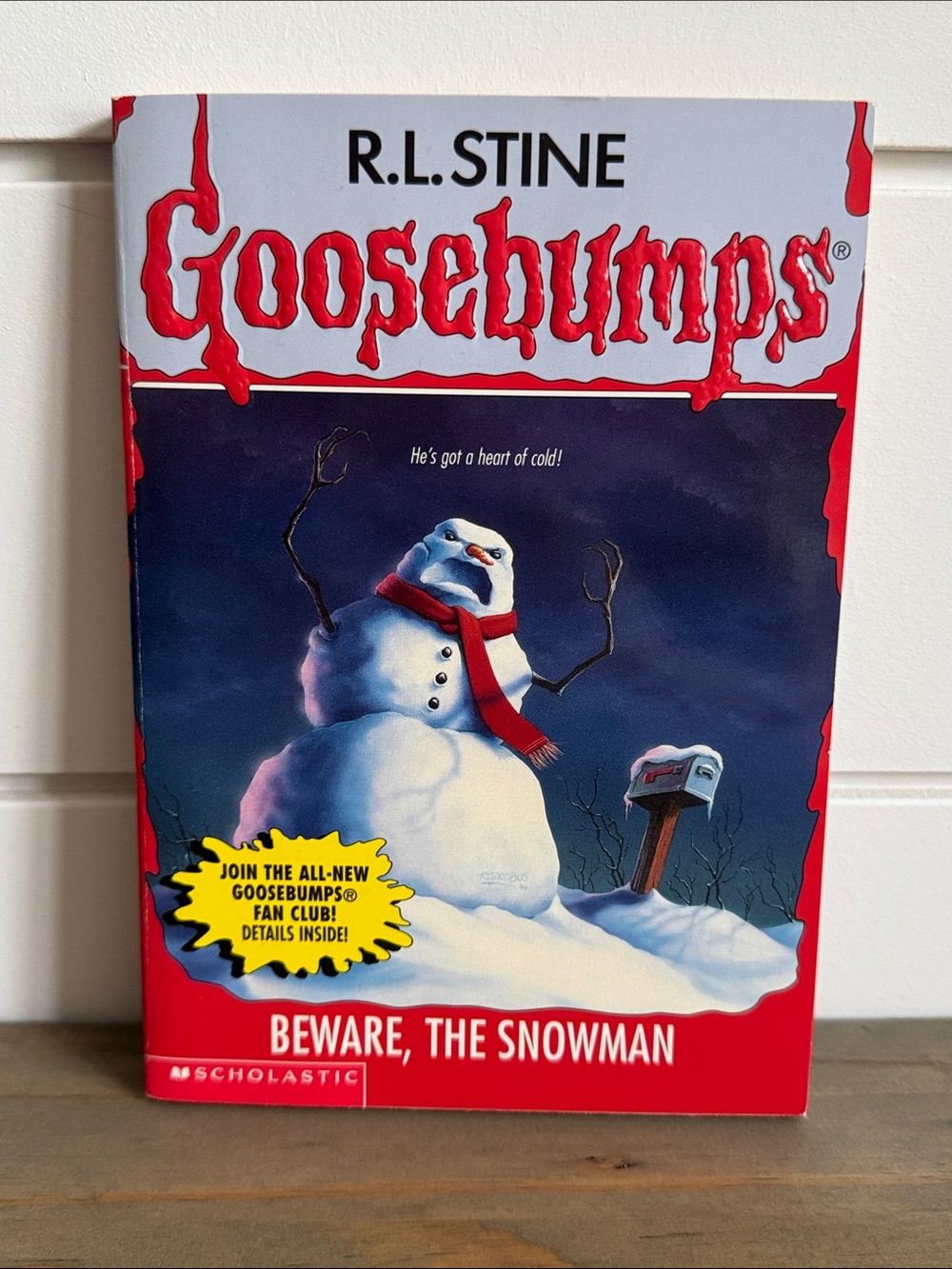 Goosebumps #51: Beware, The Snowman - Vintage Scholastic Paperback Novel